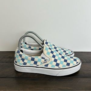 Vans - Slip On Checkered Sneakers - Women’s 7.5